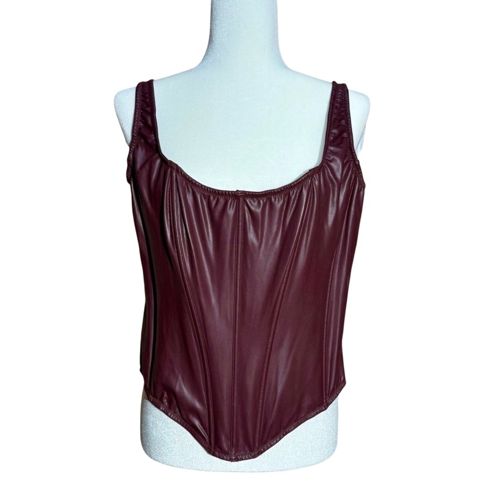 Victoria's Secret Burgundy Corset Top - NWT